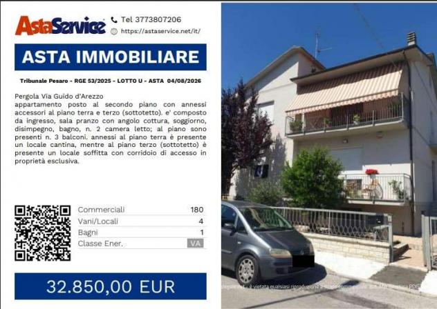 appartamento in vendita a Pergola