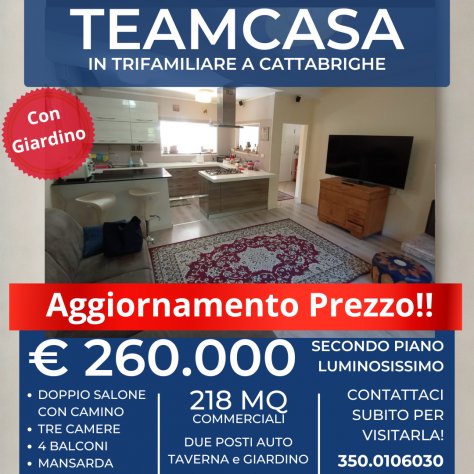 appartamento in vendita a Pesaro in zona Cattabrighe