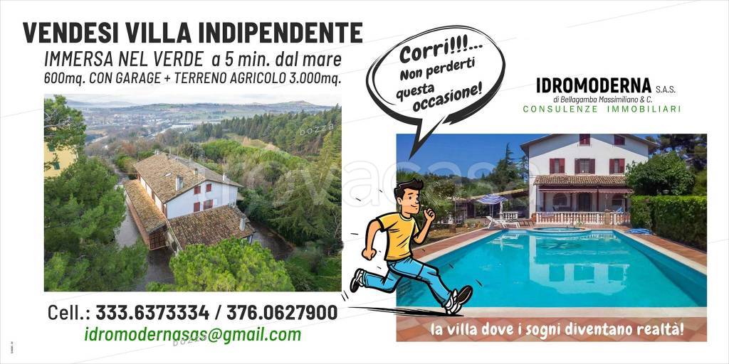 villa in vendita a Pesaro in zona Tre Ponti