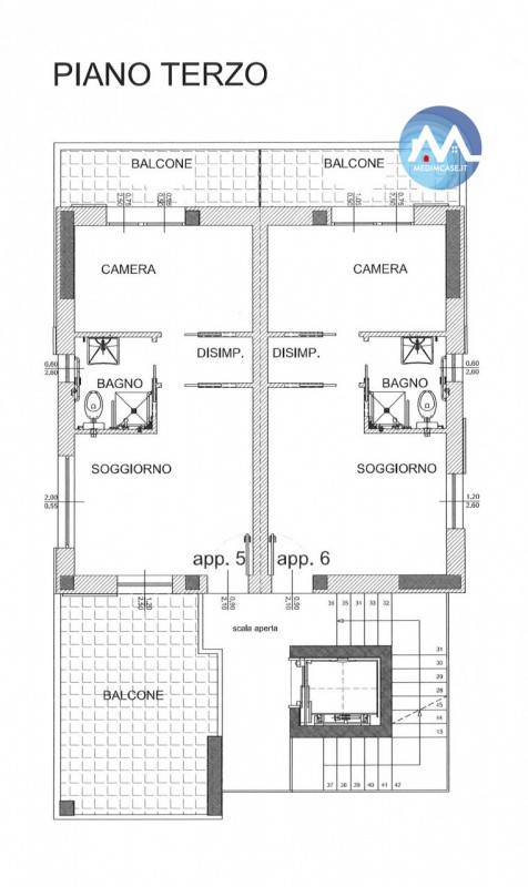 appartamento in vendita a Pesaro in zona Centro Città