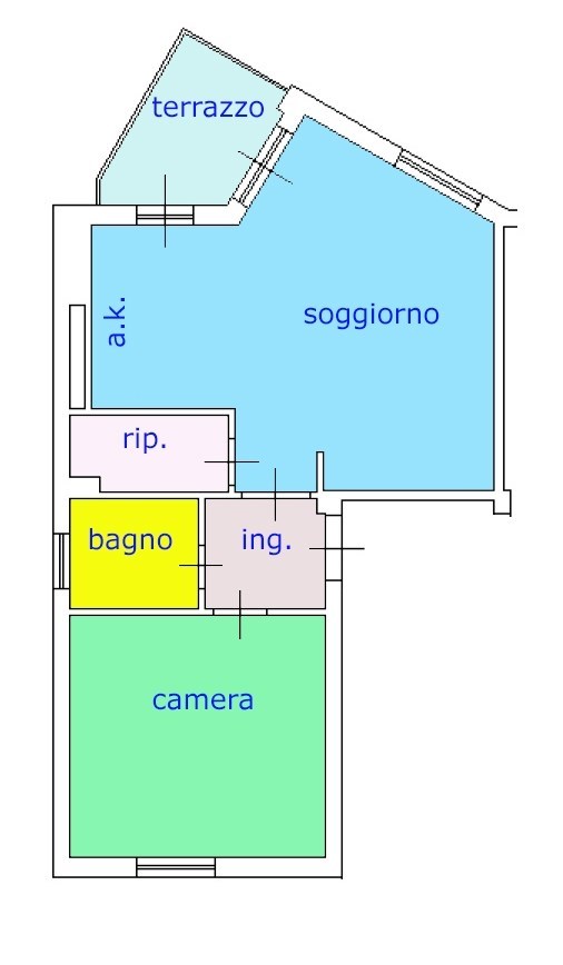 appartamento in vendita a Pesaro in zona Pantano