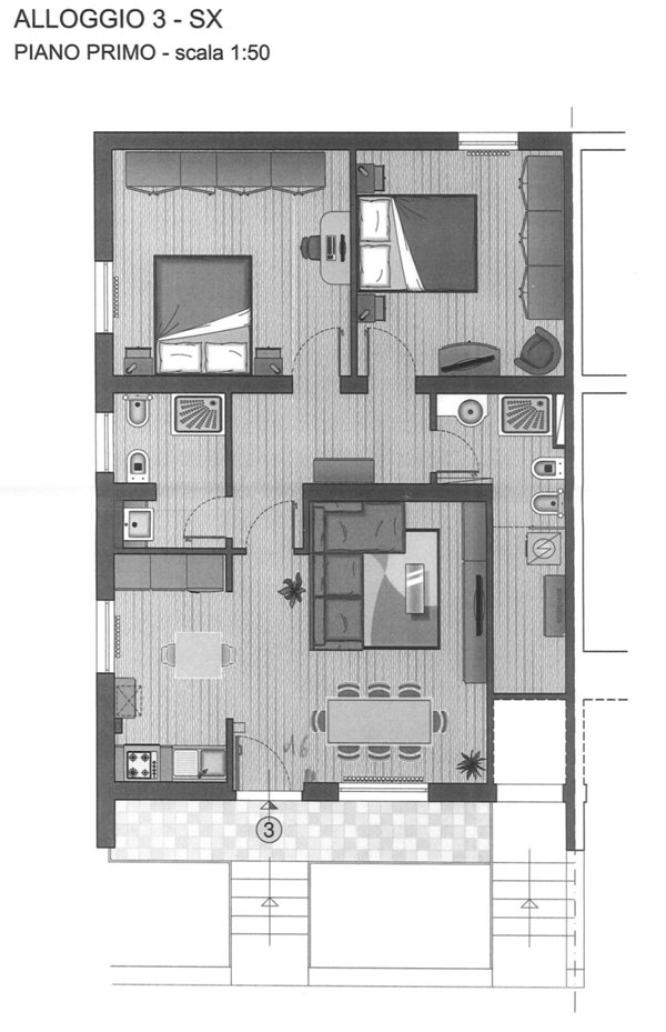 appartamento in vendita a Pesaro in zona Santa Veneranda