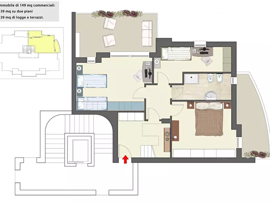 appartamento in vendita a Pesaro in zona Mare