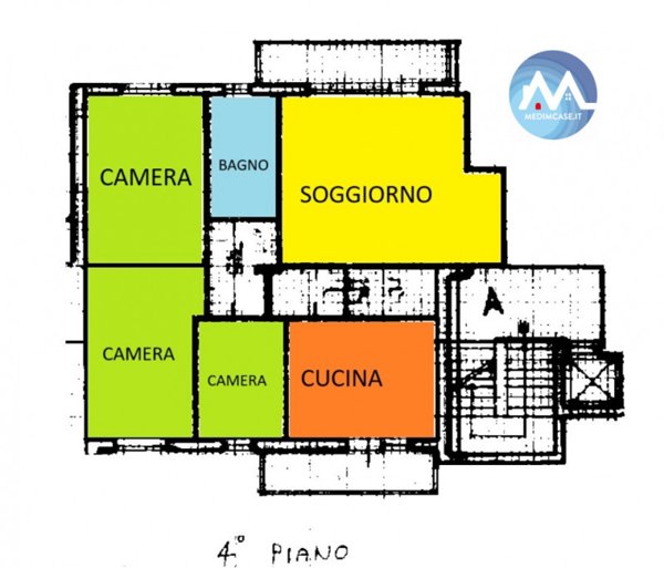 appartamento in vendita a Pesaro in zona Vismara