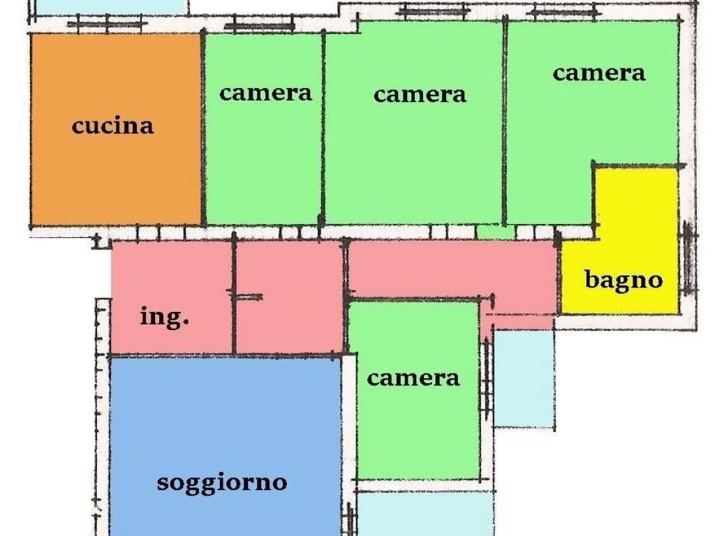 appartamento in vendita a Pesaro in zona Loreto