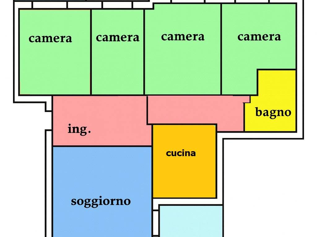 appartamento in vendita a Pesaro in zona Loreto