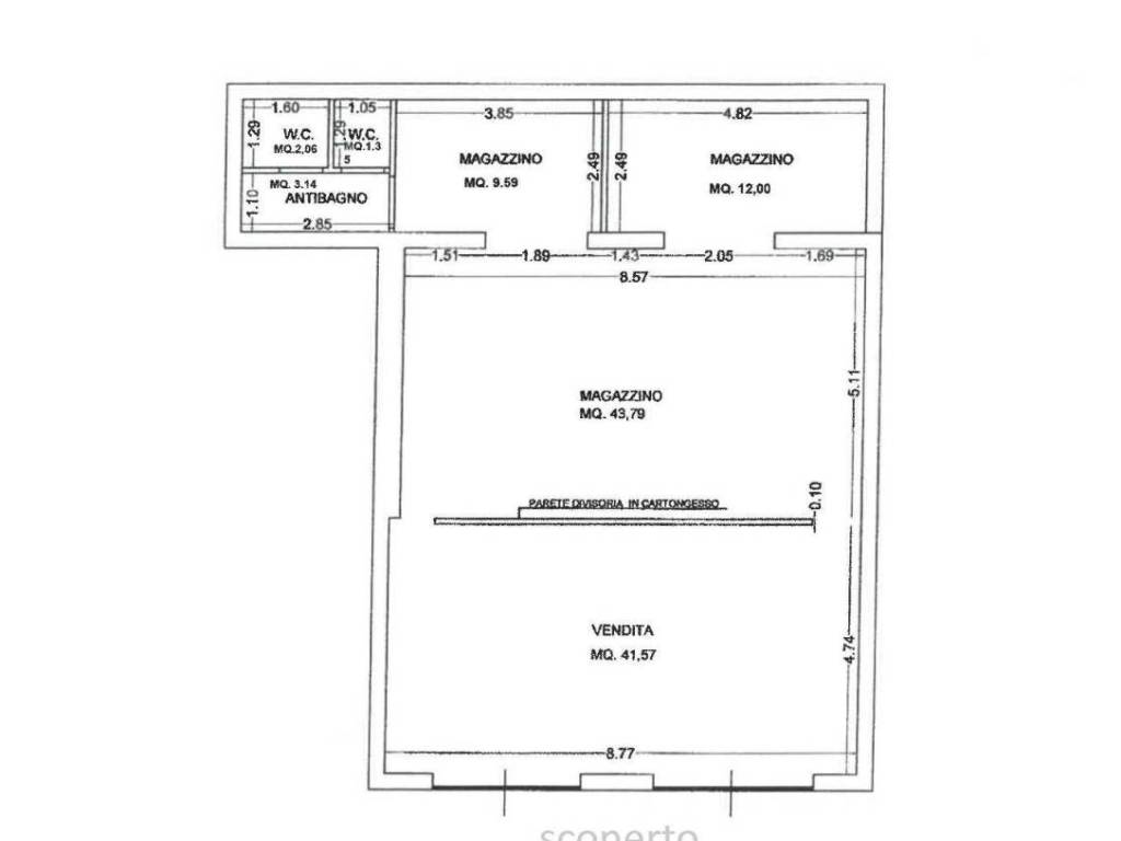 negozio in vendita a Pesaro in zona Pantano