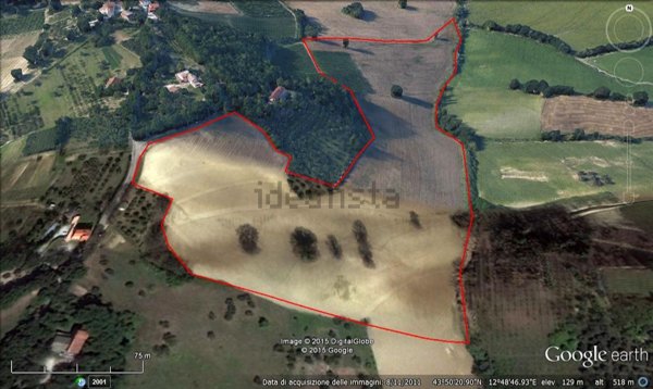 terreno agricolo in vendita a Pesaro in zona San Donato