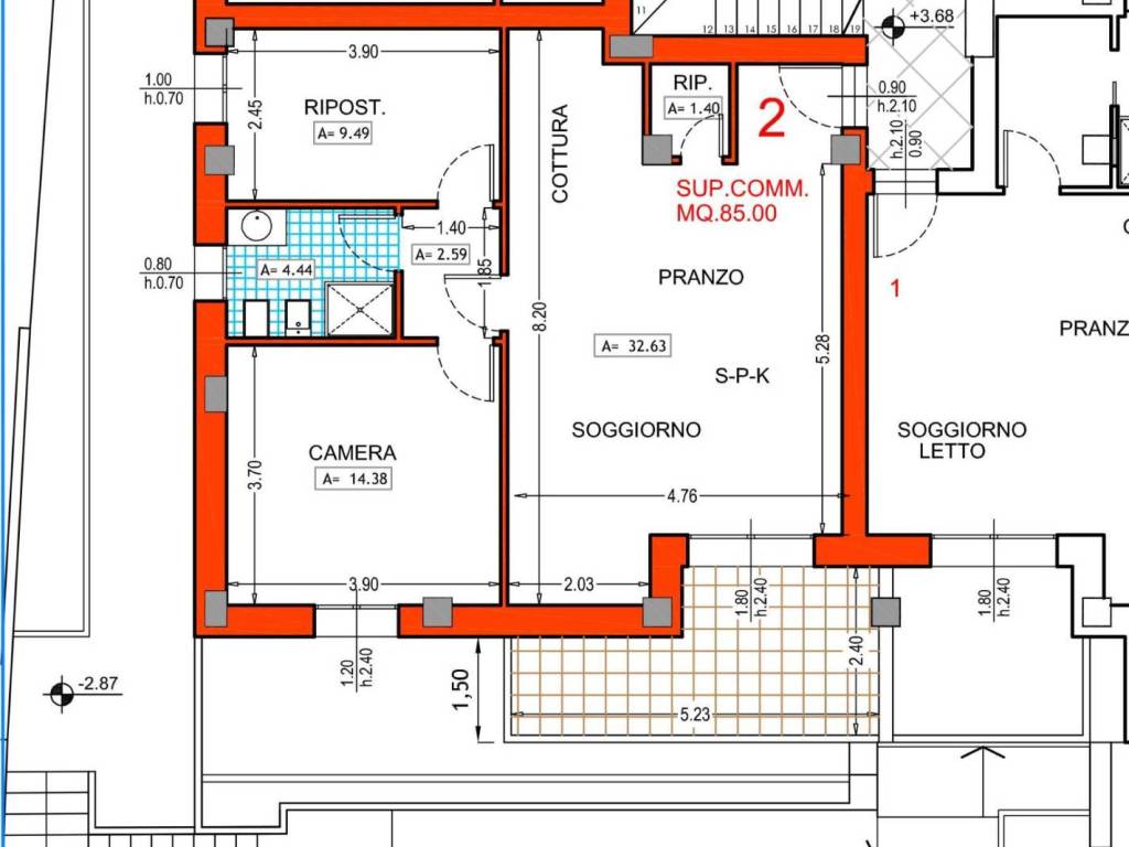 appartamento in vendita a Pesaro in zona Mare