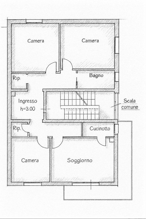 appartamento in vendita a Pesaro in zona Pantano