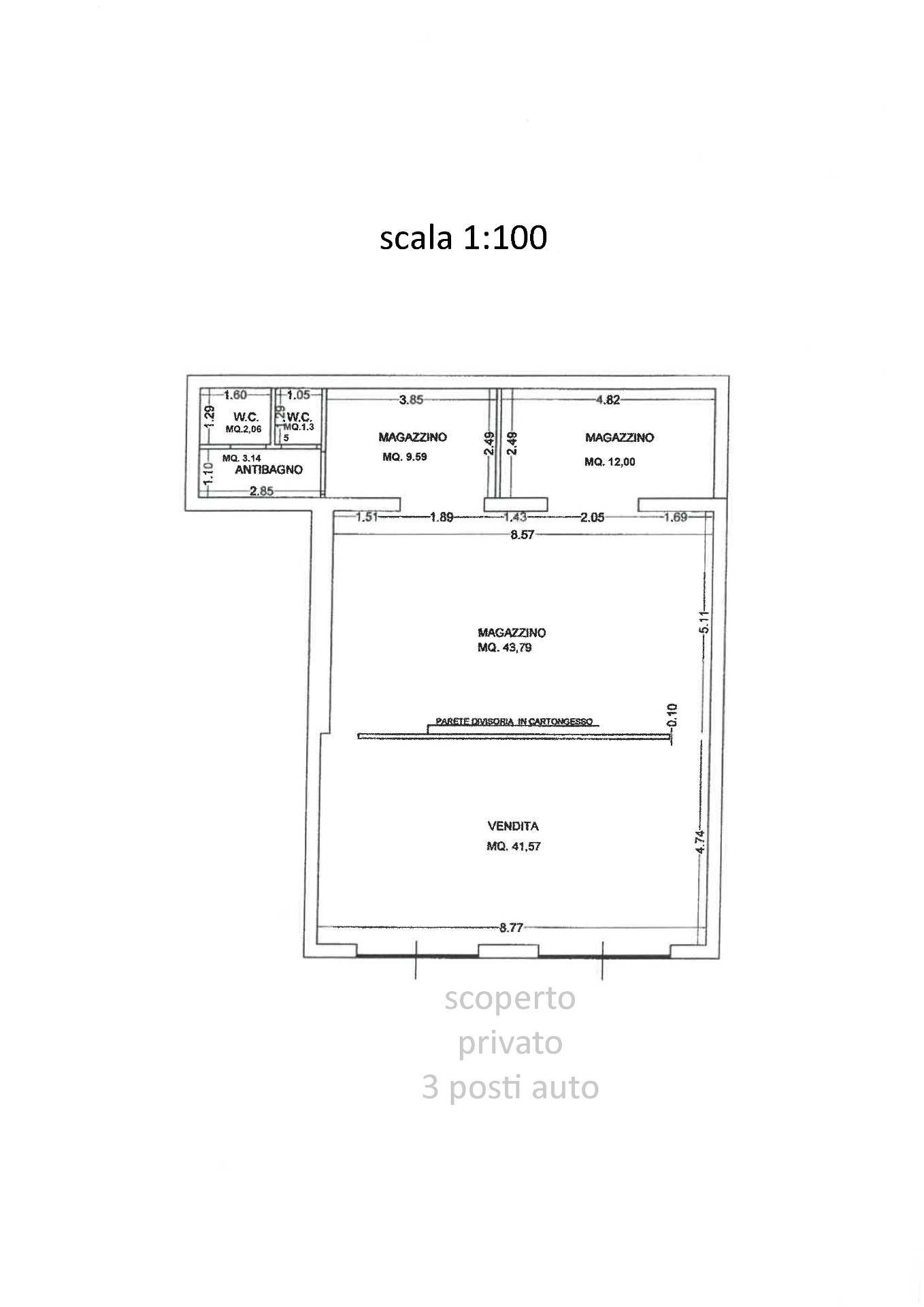 locale commerciale in vendita a Pesaro