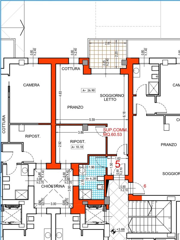 appartamento in vendita a Pesaro in zona Mare