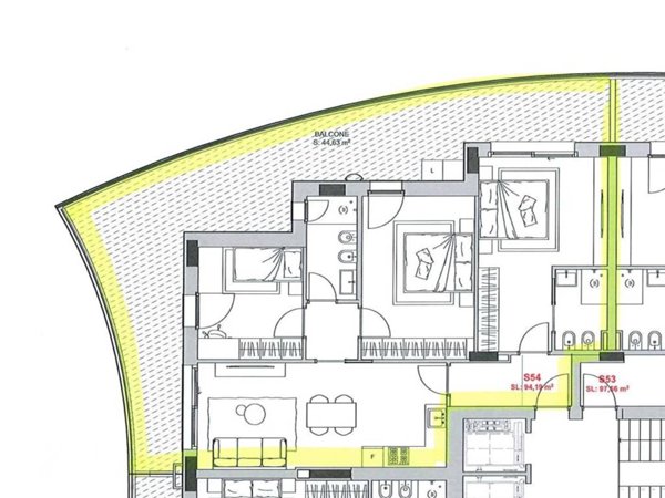 appartamento in vendita a Pesaro in zona Baia Flaminia