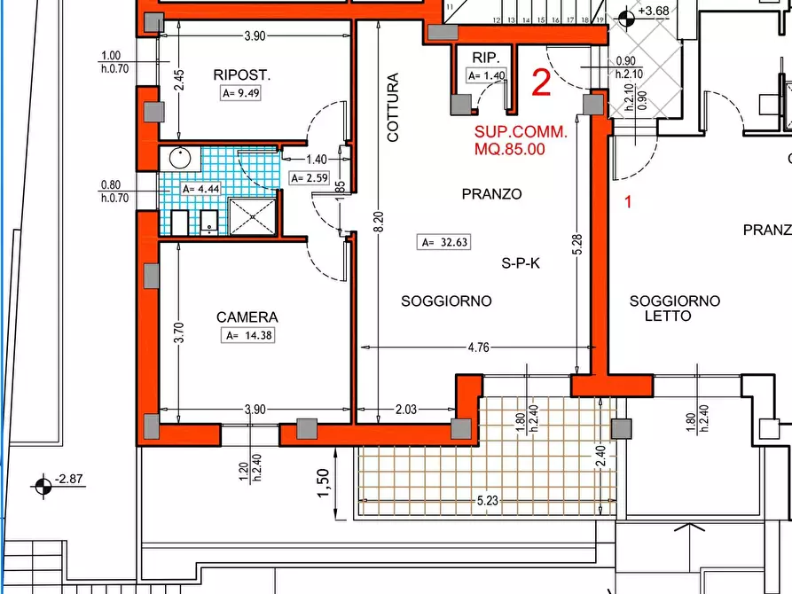 appartamento in vendita a Pesaro in zona Mare