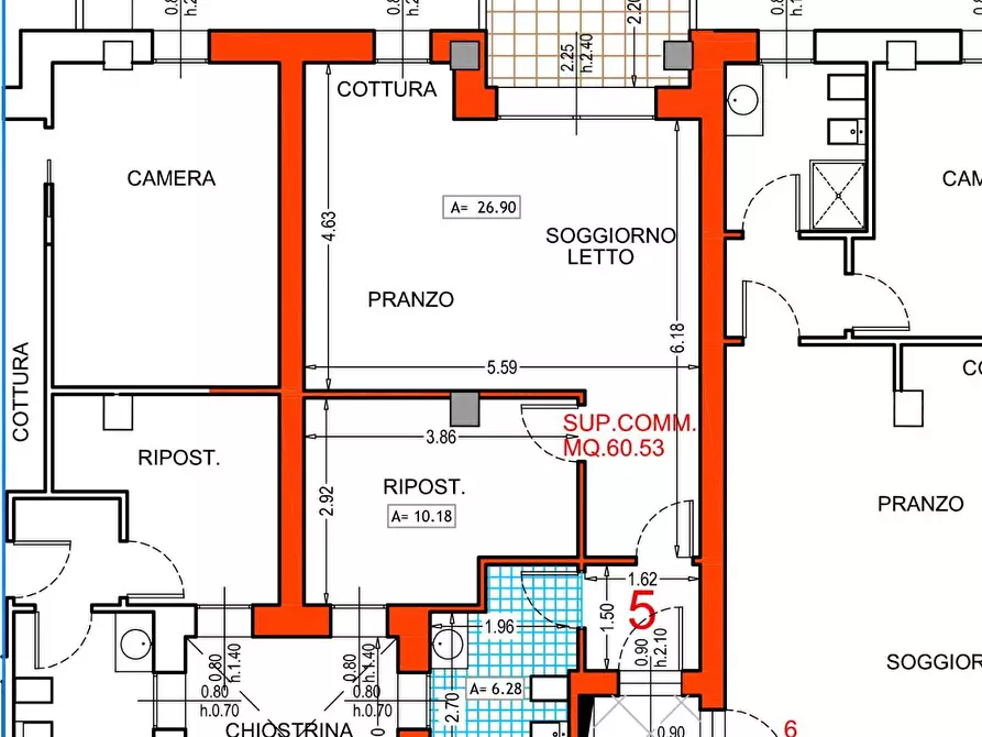 appartamento in vendita a Pesaro in zona Mare