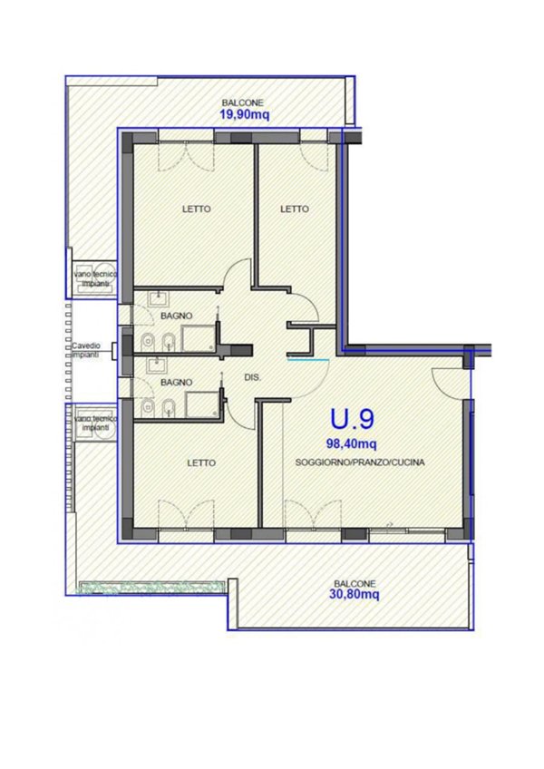 appartamento in vendita a Pesaro in zona Loreto