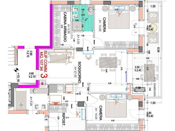 appartamento in vendita a Pesaro in zona Loreto