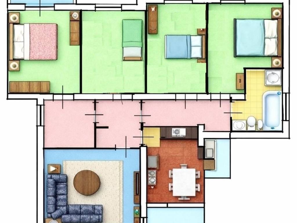 appartamento in vendita a Pesaro in zona Loreto