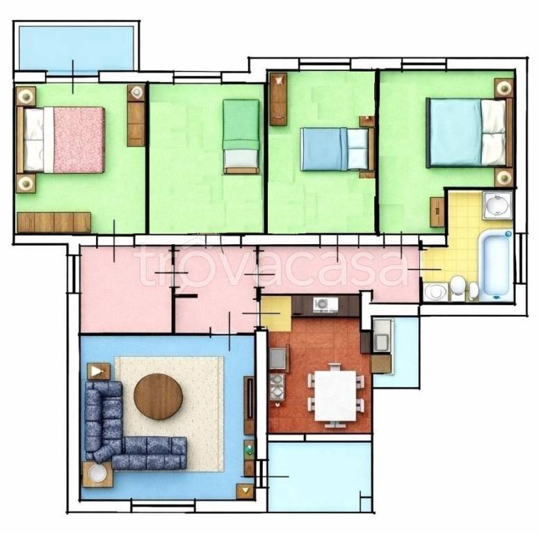 appartamento in vendita a Pesaro in zona Loreto