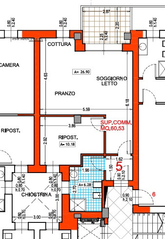 appartamento in vendita a Pesaro in zona Mare