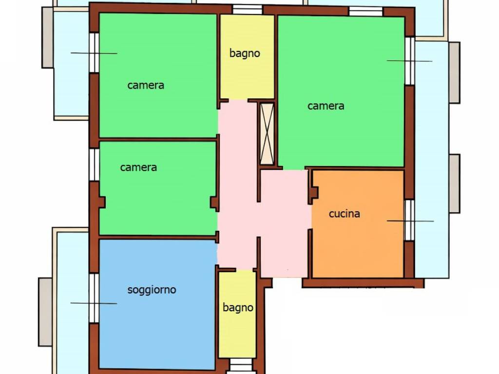 appartamento in vendita a Pesaro in zona Vismara