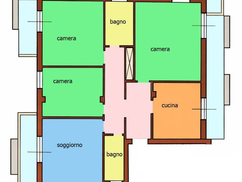 appartamento in vendita a Pesaro in zona Cattabrighe