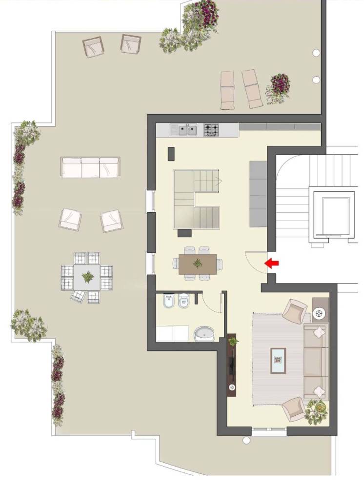 appartamento in vendita a Pesaro in zona Soria