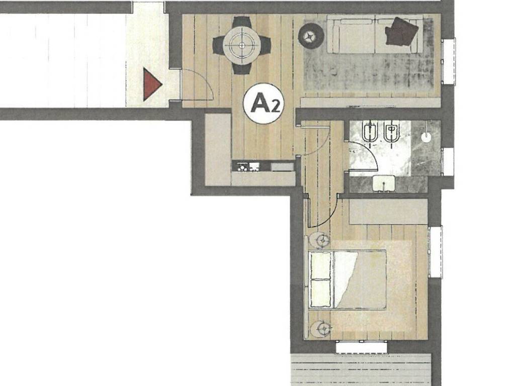 appartamento in vendita a Pesaro in zona Soria