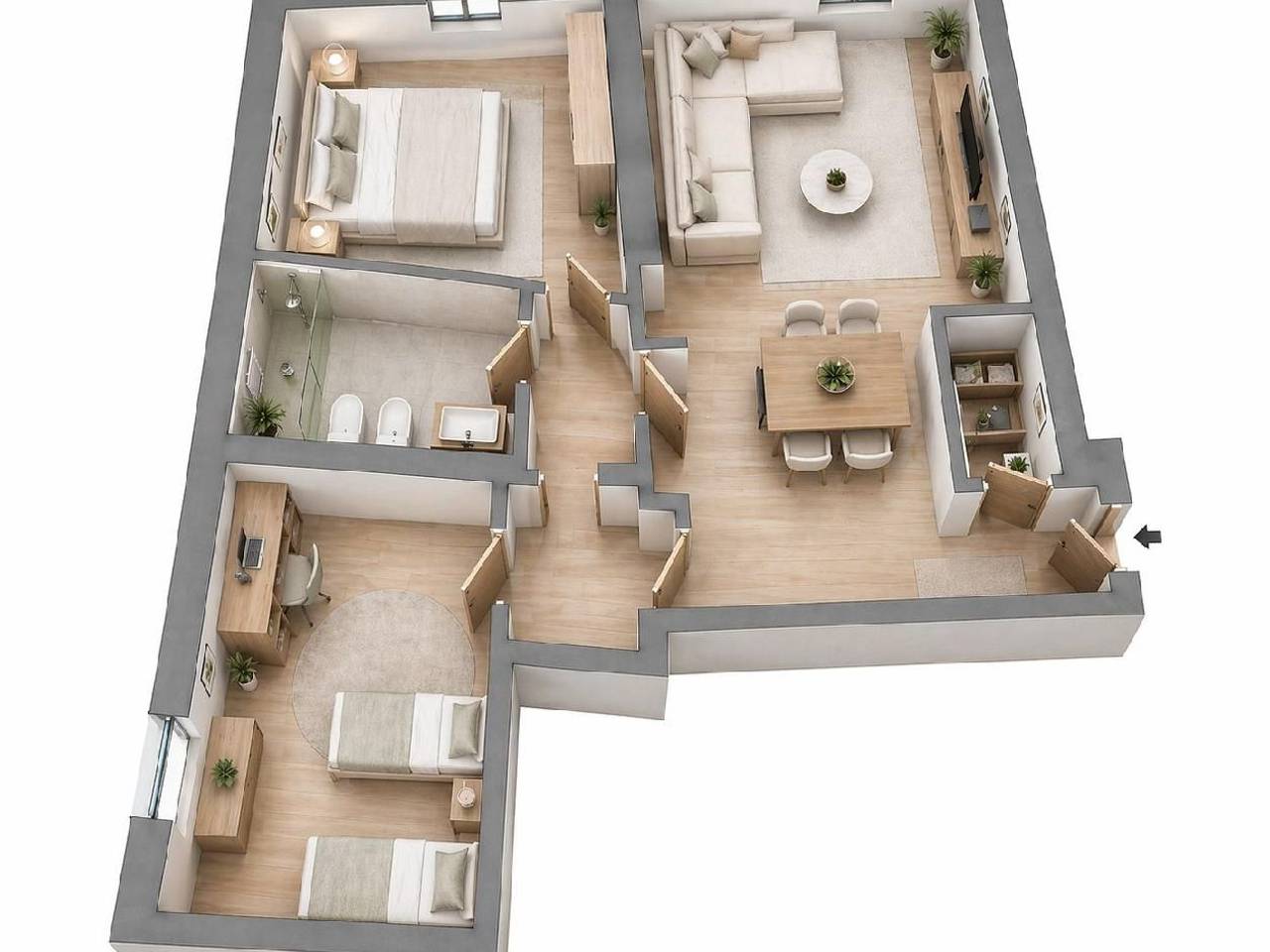 appartamento in vendita a Pesaro in zona Centro Città