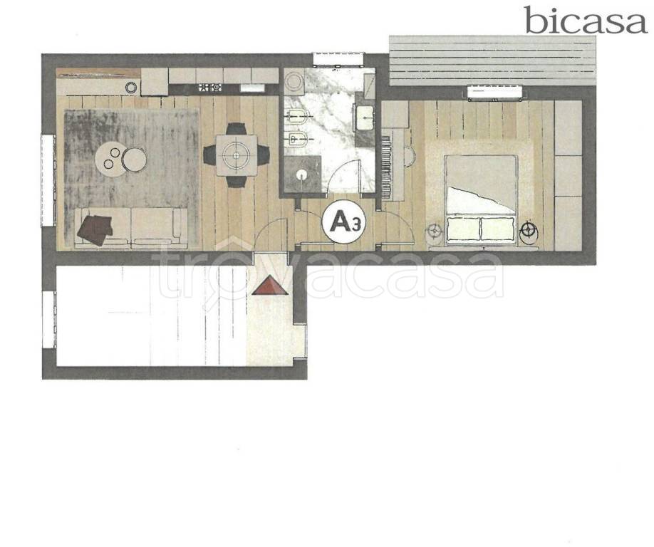 appartamento in vendita a Pesaro in zona Fabbrecce