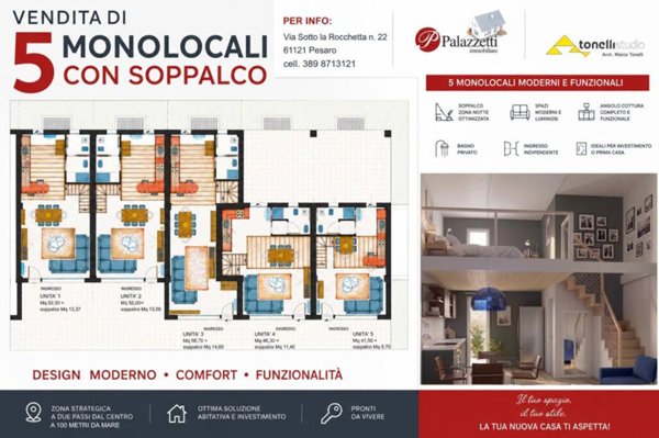 appartamento in vendita a Pesaro in zona Baia Flaminia
