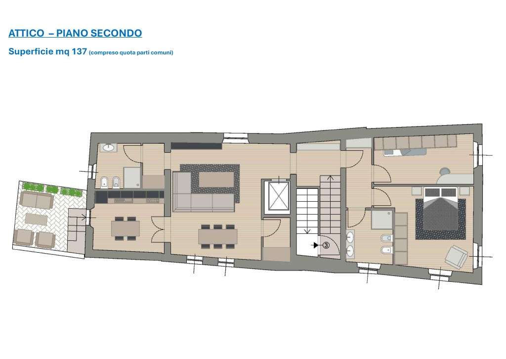 appartamento in vendita a Pesaro in zona Centro Città