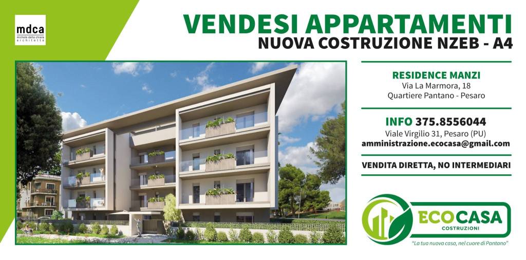 appartamento in vendita a Pesaro in zona Pantano