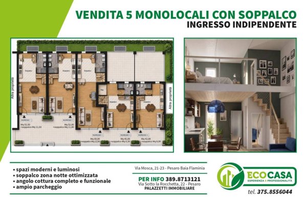 appartamento in vendita a Pesaro in zona Baia Flaminia