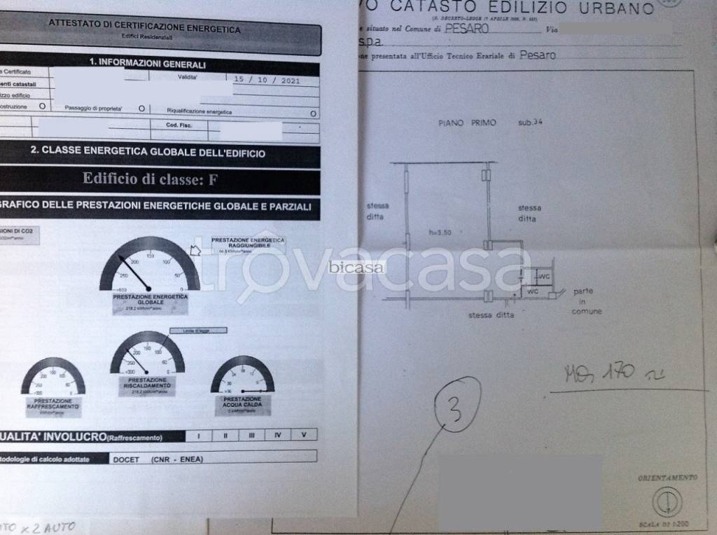 appartamento in vendita a Pesaro in zona Cattabrighe