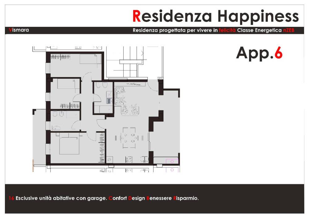 appartamento in vendita a Pesaro in zona Cattabrighe