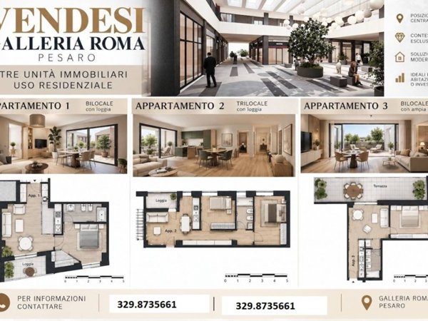appartamento in vendita a Pesaro in zona Centro Città