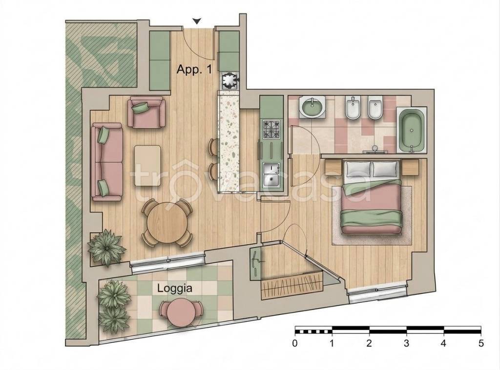 appartamento in vendita a Pesaro in zona Centro Città