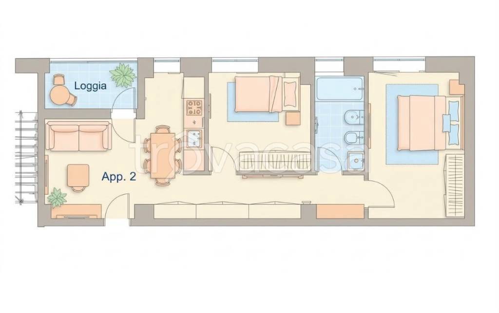 appartamento in vendita a Pesaro in zona Centro Città