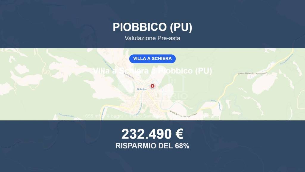 casa indipendente in vendita a Piobbico in zona Piano