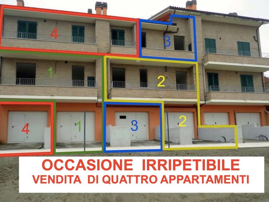 intera palazzina in vendita a San Costanzo