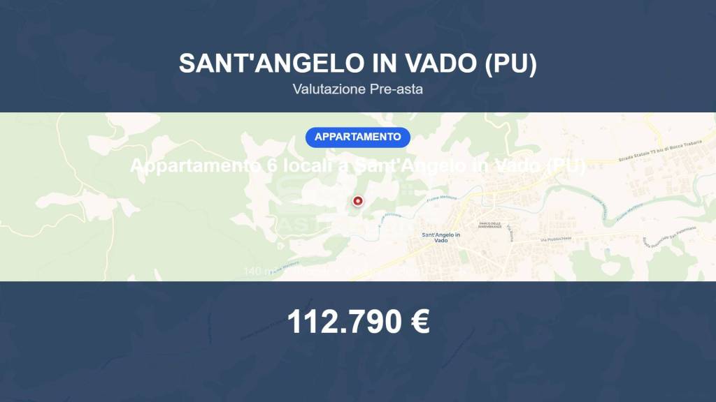 appartamento in vendita a Sant'Angelo in Vado