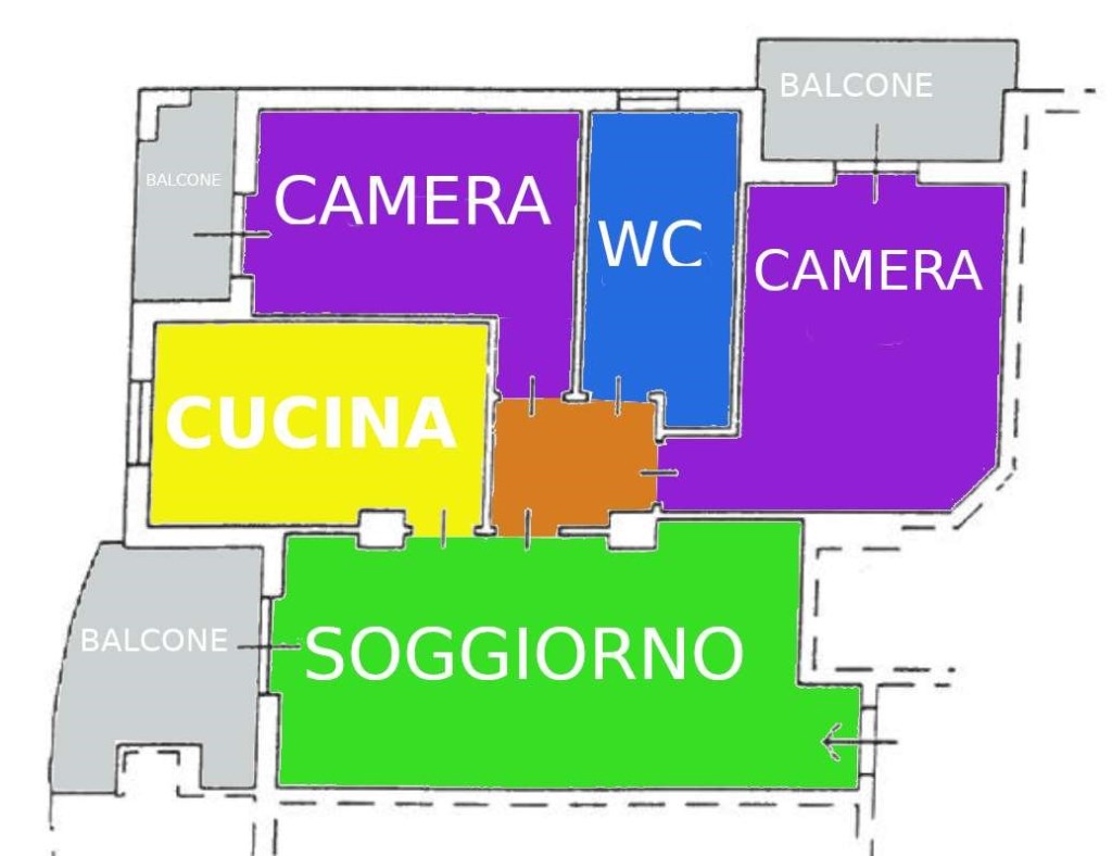 appartamento in vendita a Tavullia in zona Padiglione