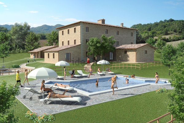appartamento in vendita ad Urbania in zona Orsaiola