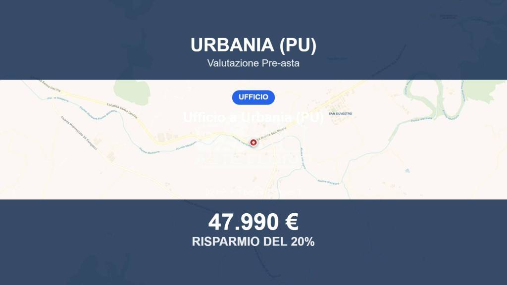 ufficio in vendita ad Urbania in zona Muraglione