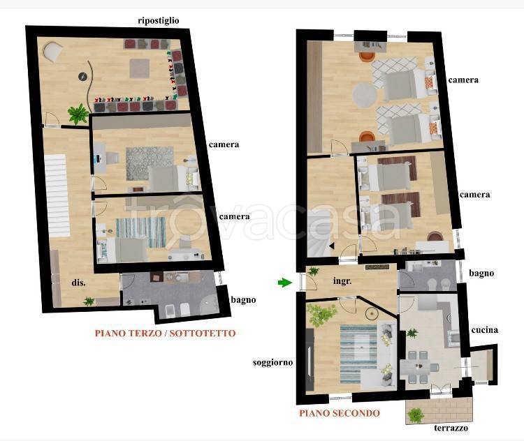 appartamento in vendita ad Urbino in zona Centro CittÃ 