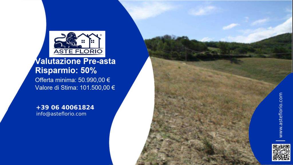 terreno agricolo in vendita ad Urbino in zona Rancitella