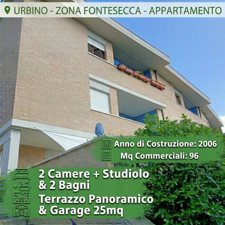 appartamento in vendita ad Urbino in zona Sasso