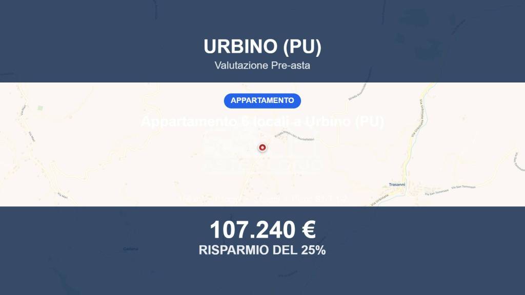 appartamento in vendita ad Urbino in zona Pallino Secondo