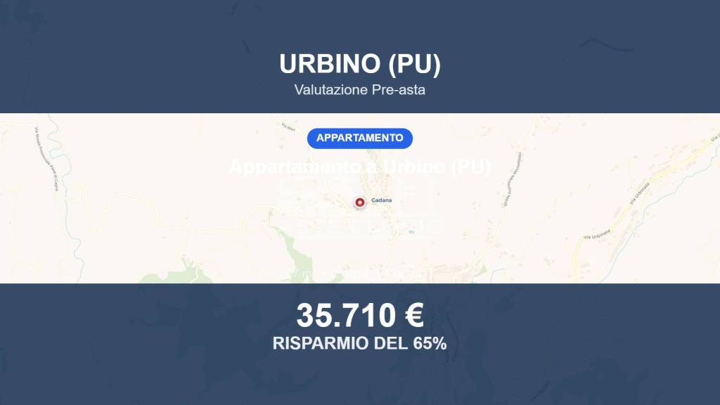 appartamento in vendita ad Urbino in zona Gadana